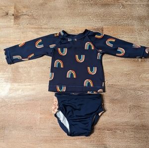 Hanna Anderson girls swimsuit 3-6 months